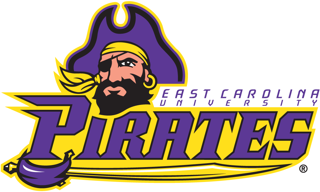 East Carolina Pirates 1999-2003 Primary Logo iron on transfers for clothing